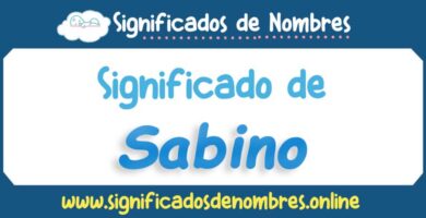 Significado de Sabino