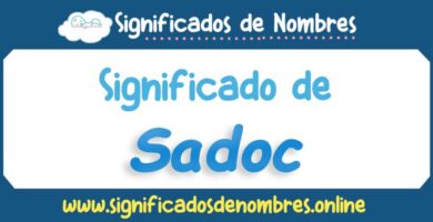 Significado de Sadoc
