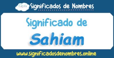 Significado de Sahiam