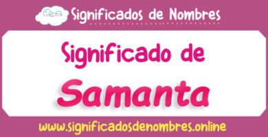 Significado de Samanta