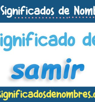 Significado de Samir