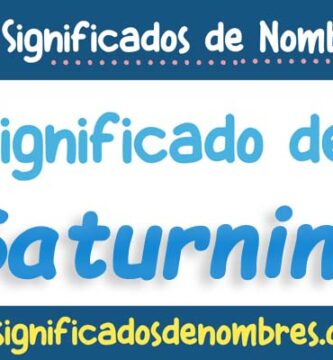 Significado de Saturnino