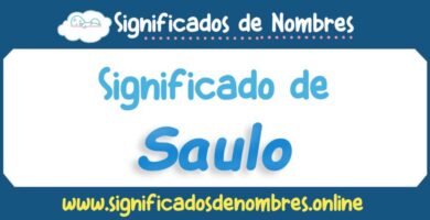 Significado de Saulo