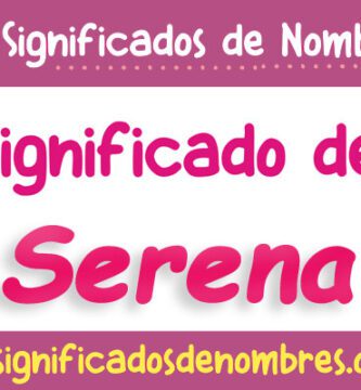 Significado de Serena