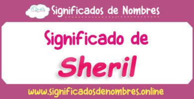 Significado de Sheril