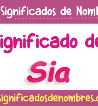 Significado de Sia