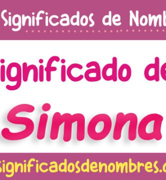 Significado de Simona