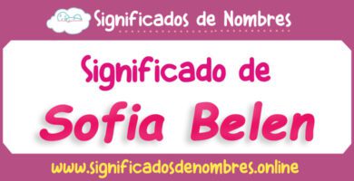 Significado de Sofia Belen