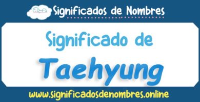 Significado de Taehyung
