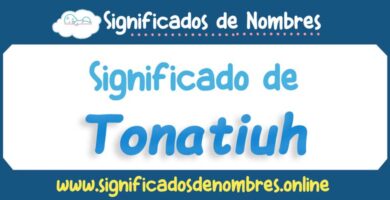 Significado de Tonatiuh
