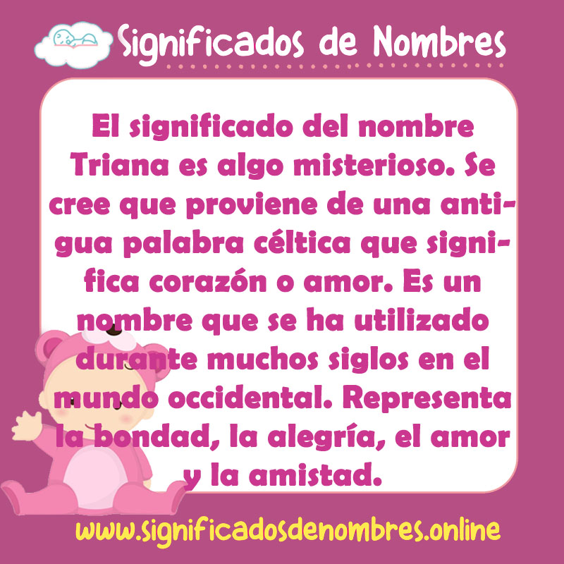 Significado y origen del nombre Triana