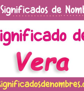 Significado de Vera