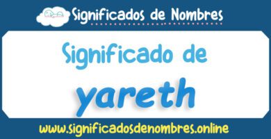 Significado de Yareth