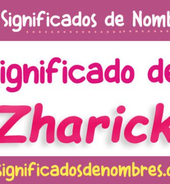 Significado de Zharick
