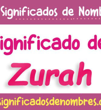 Significado de Zurah