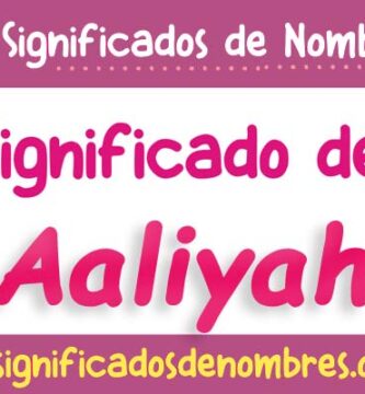 Significado de Aaliyah