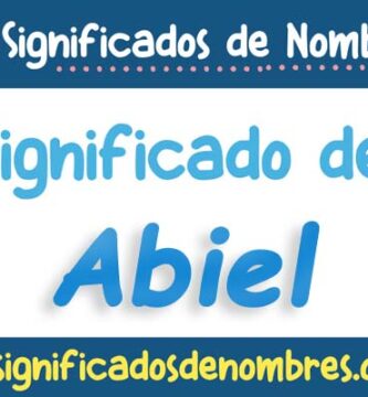 Significado de Abiel