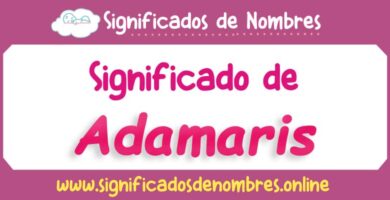 Significado de Adamaris