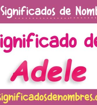 Significado de Adele