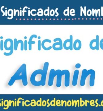 Significado de Admin