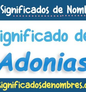 Significado de Adonias