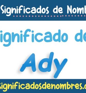 Significado de Ady