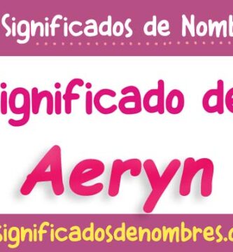 Significado de Aeryn