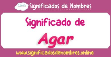 Significado de Agar