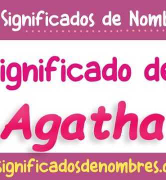 Significado de Agatha
