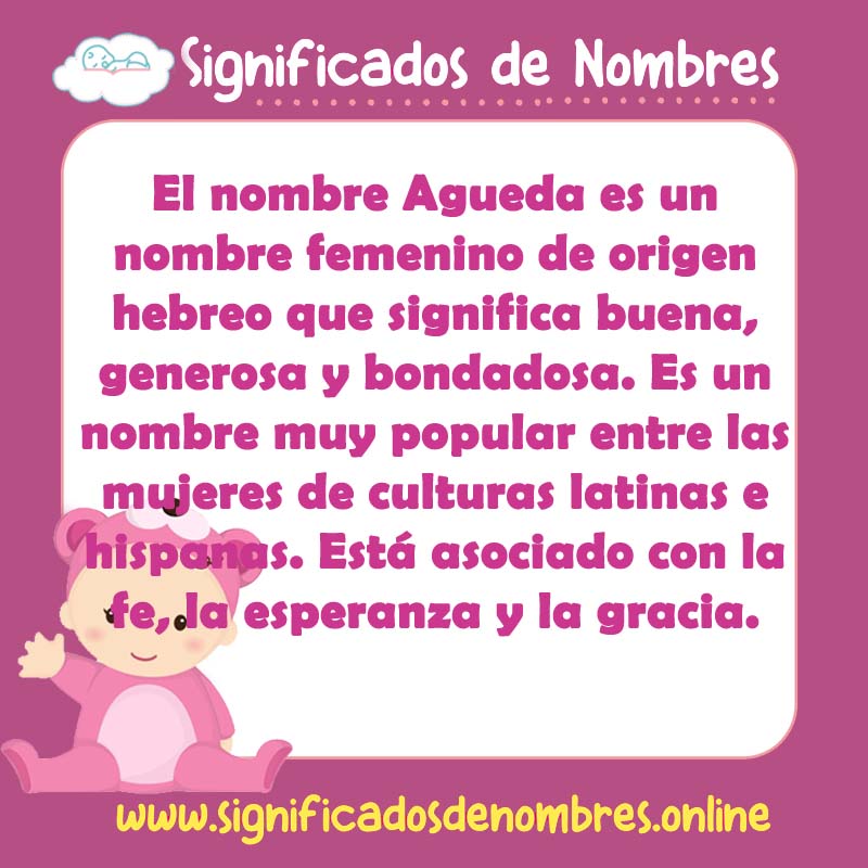 Significado y origen del nombre Agueda