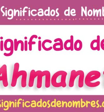 Significado de Ahmanet