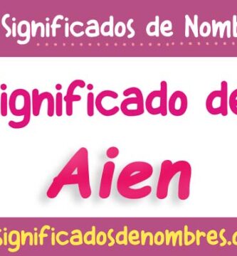Significado de Aien