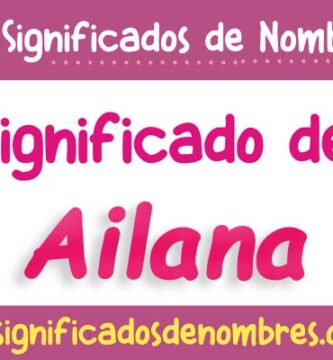 Significado de Ailana