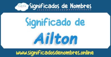 Significado de Ailton