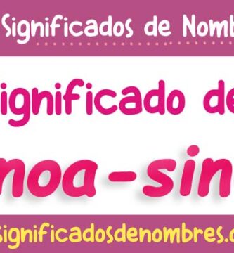 Significado de Ainoa Sin H