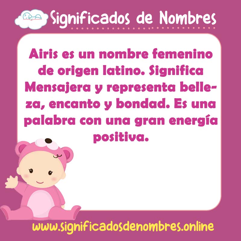 Significado y origen del nombre Airis