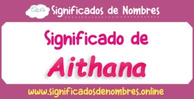 Significado de Aithana