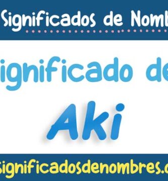 Significado de Aki