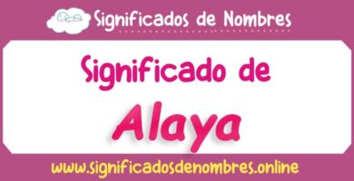 Significado de Alaya
