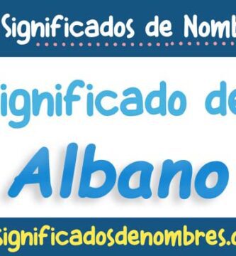Significado de Albano