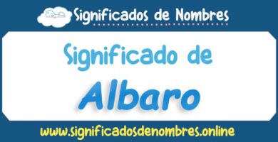 Significado de Albaro