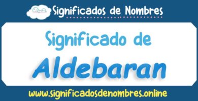 Significado de Aldebaran