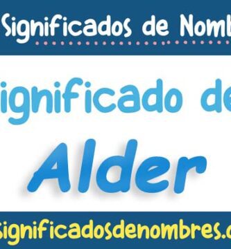 Significado de Alder