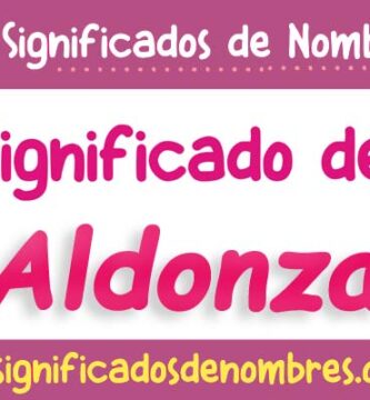 Significado de Aldonza
