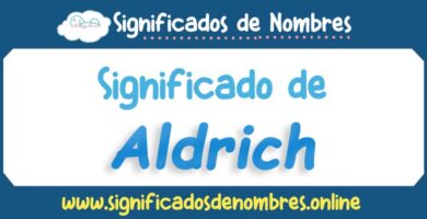 Significado de Aldrich