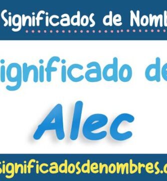 Significado de Alec