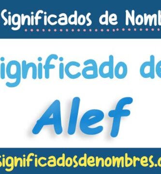 Significado de Alef