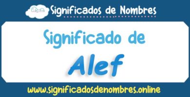 Significado de Alef