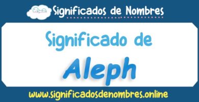 Significado de Aleph