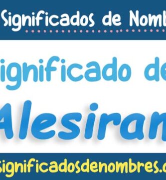 Significado de Alesiram
